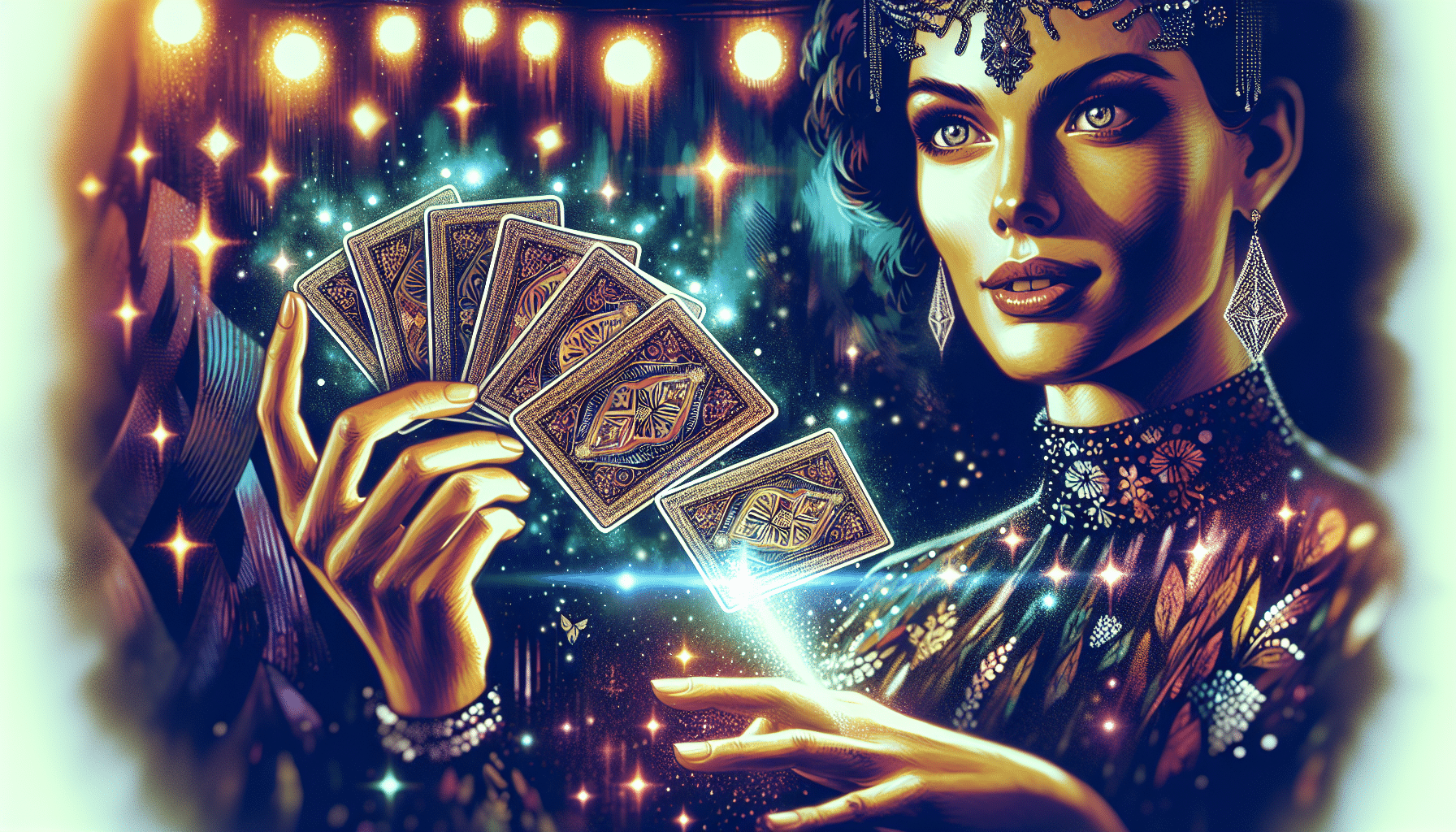 5 finger lady magician